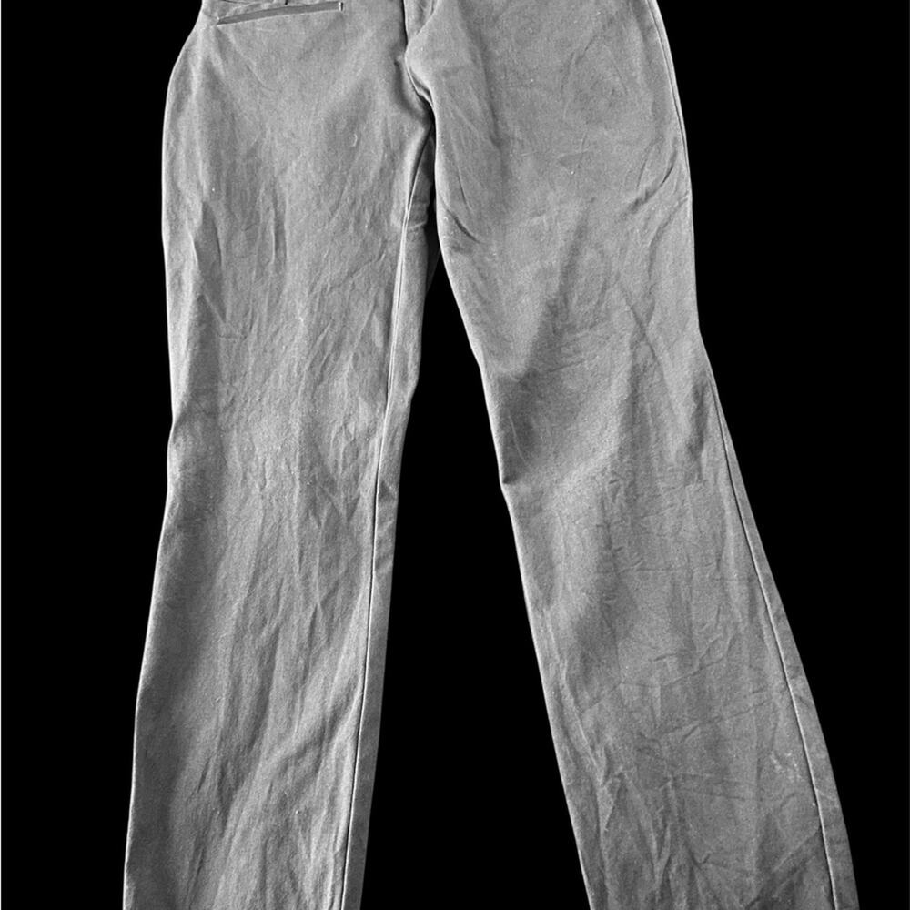 Anthropologie Gray Straight-Slim Leg Pants